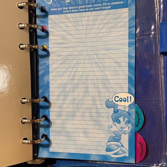 Lisa Frank blue planner/agenda - Picture 6 of 7